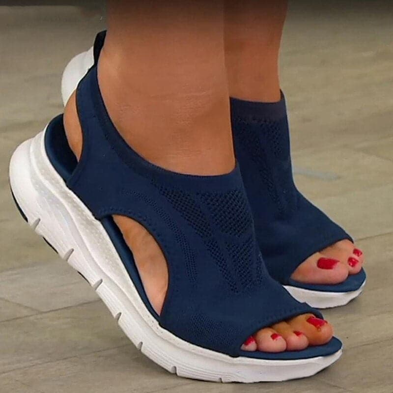 Women's comfortable spring open-toe sandals, perfect for casual everyday wear with a soft sole.