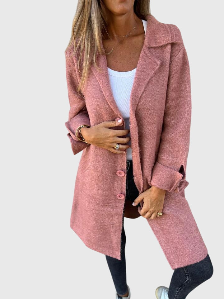 Versatile women's longline blazer in a classic color, a must-have for everyday style & effortless layering.