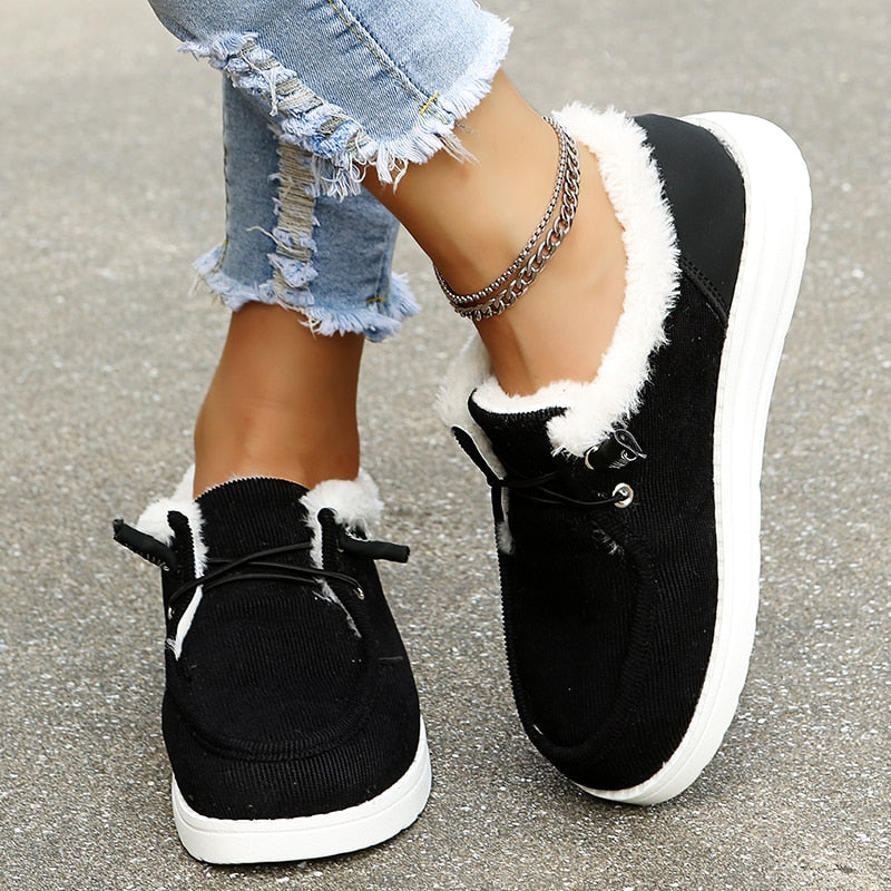 Women's Maren slip-on winter shoes, plush-lined for ultimate warmth & non-slip stability.