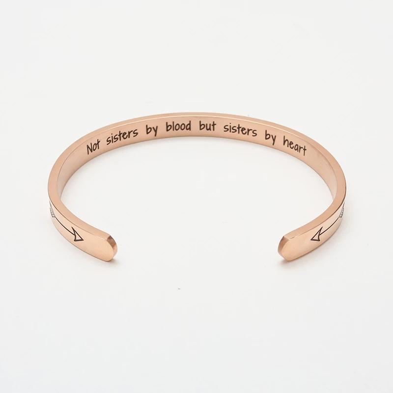 Durable, adjustable women's inspirational bracelet, crown engraved on polished stainless steel