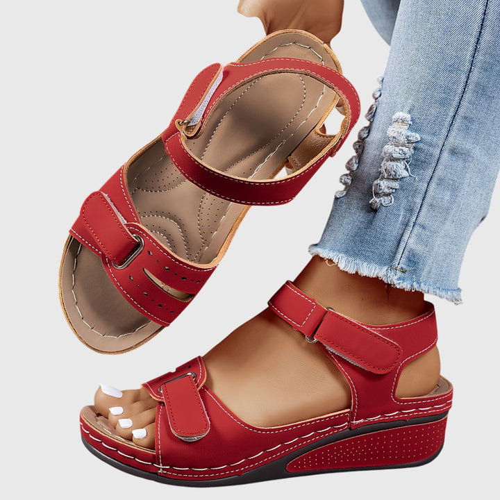 Women's Crystal Orthopedic Slip-On Sandals with arch support for ultimate comfort and stable everyday wear.