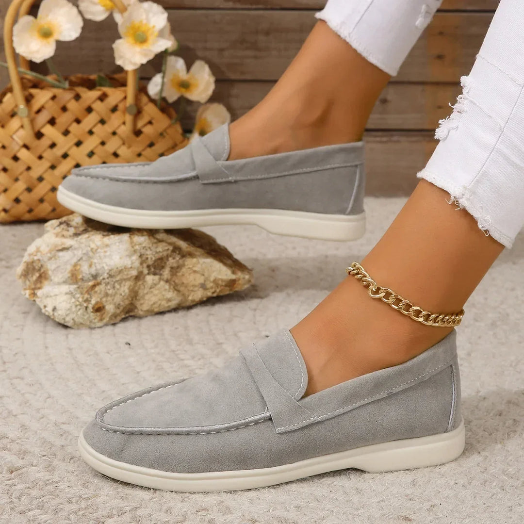Women's cushioned slip-on loafers for everyday comfort & versatile style.