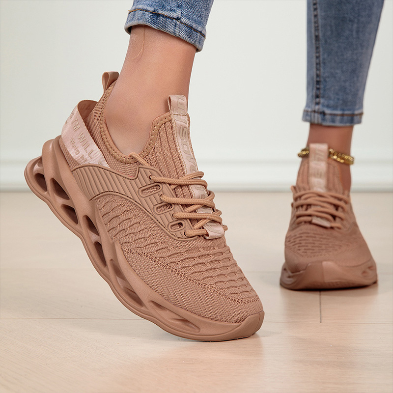 Deeply cushioned women's walking sneakers for superior impact absorption & all-day comfortable support.