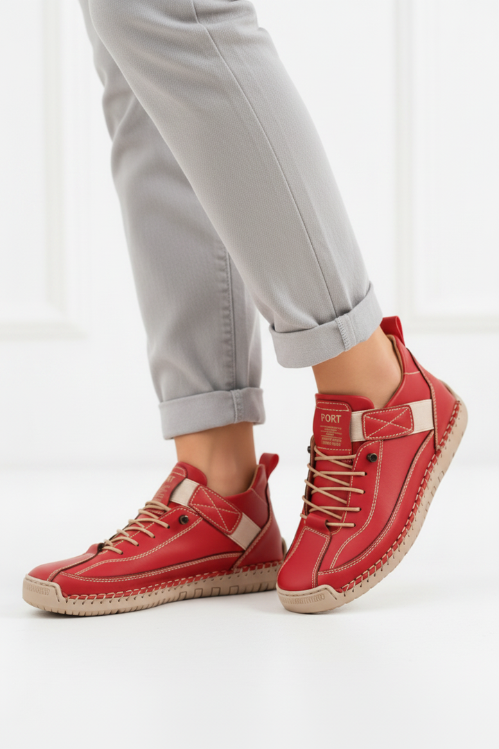 Versatile women's wide everyday walking sneakers, excellent for travel & active lifestyles.