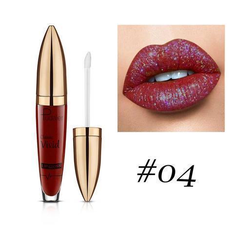 Giftsforher packaged Diamond Sparkle Lip Gloss, long-lasting shimmer, women's beauty makeup present