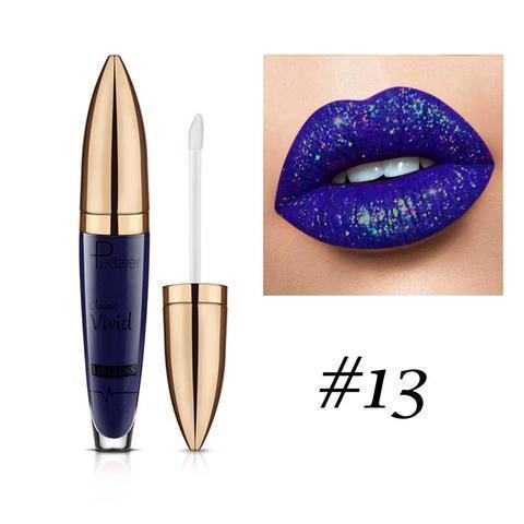 Diamond Sparkle Lip Gloss reflecting light, intense long-lasting shimmer, women's beauty makeup product
