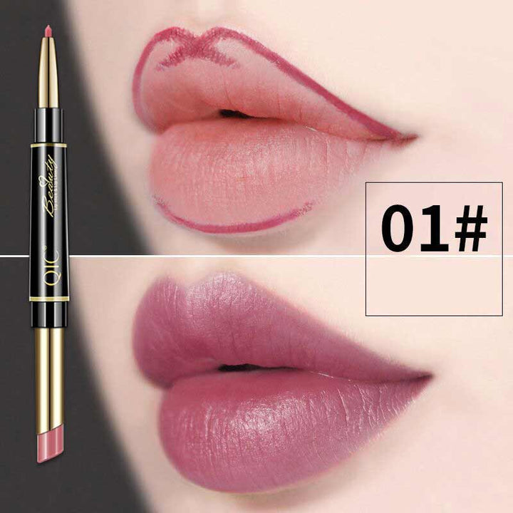 Women's beauty: double-ended automatic lip liner for a perfect, long-lasting pout