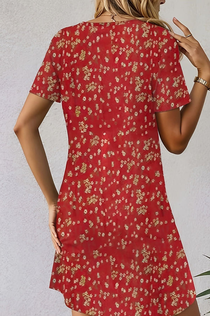 Chic women's midi dress, ideal for elegant parties, evening events, or sophisticated casual wear.
