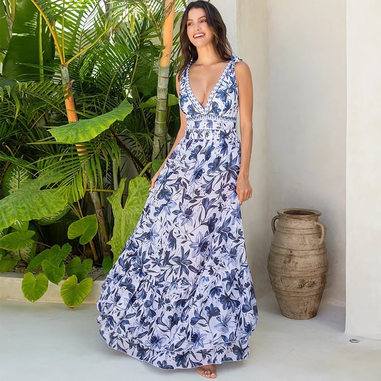 Women's elegant modest skirted swimsuit set, ideal for summer vacation & resort wear.