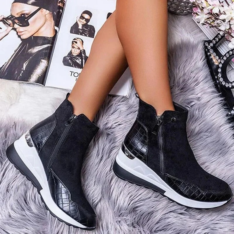 Women's Elena orthopedic ankle boots, designed for ultimate comfort, support, and fall/winter fashion.