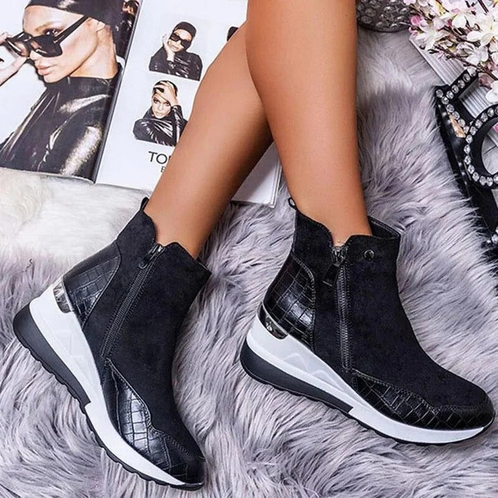 Women's Elena orthopedic ankle boots, designed for ultimate comfort, support, and fall/winter fashion.