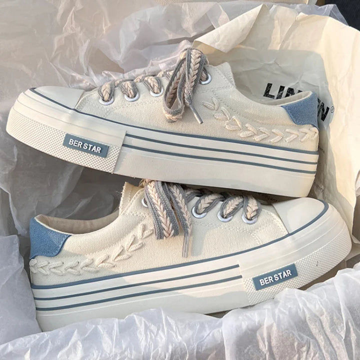 Comfortable women's platform sneakers for elevated style. Perfect casual footwear for spring, summer, and daily wear.