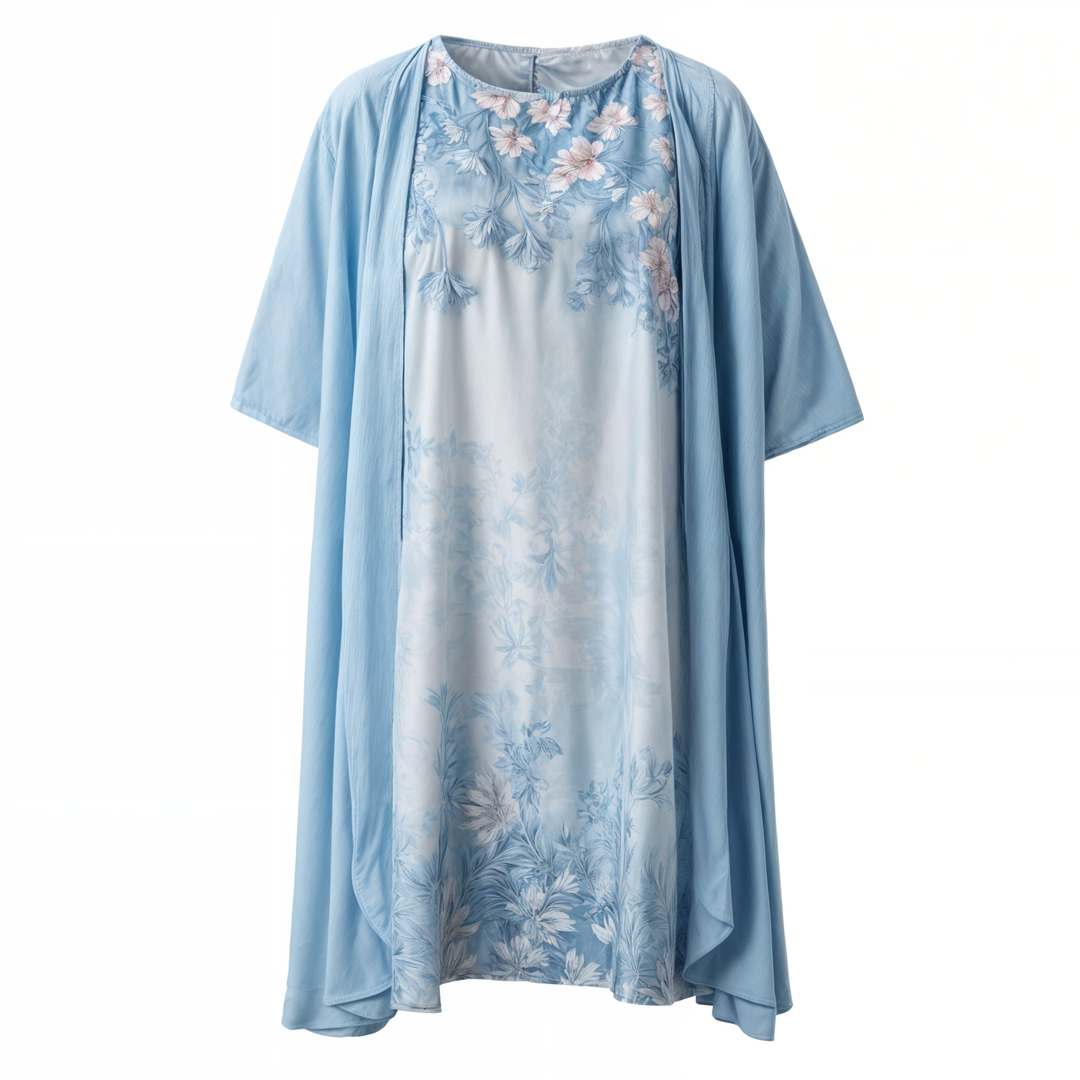 Women's Eliana floral A-line dress, elegant & romantic for summer parties.