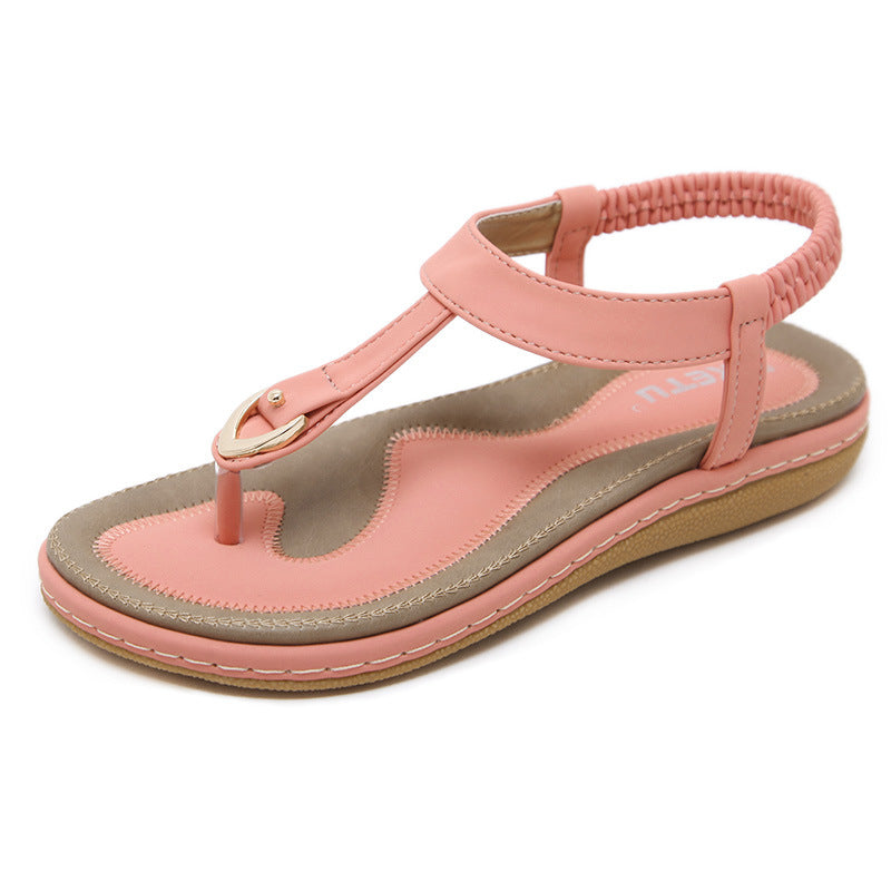 Casual women's Elowen flat sandals, perfect summer shoes with orthopedic arch support.