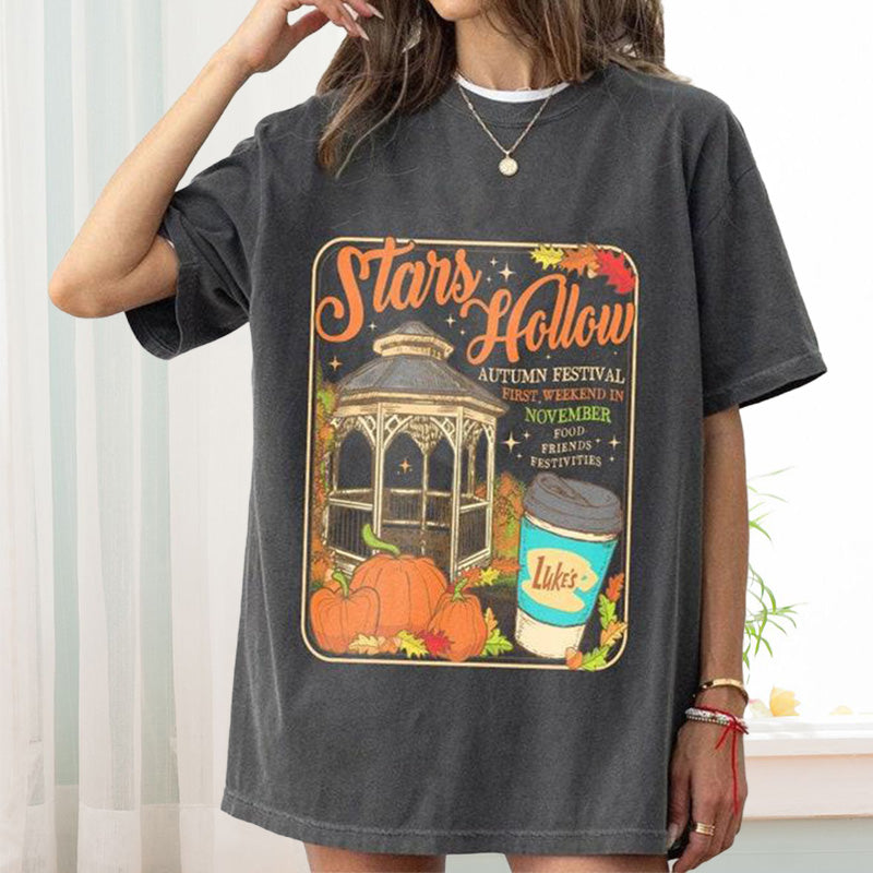 Essential cotton casual t-shirt on a hanger, detailing the short sleeve and crew neck design