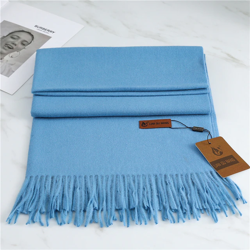 Extra large, soft women's winter scarf. A cozy fashion accessory and elegant wrap for ultimate comfort.