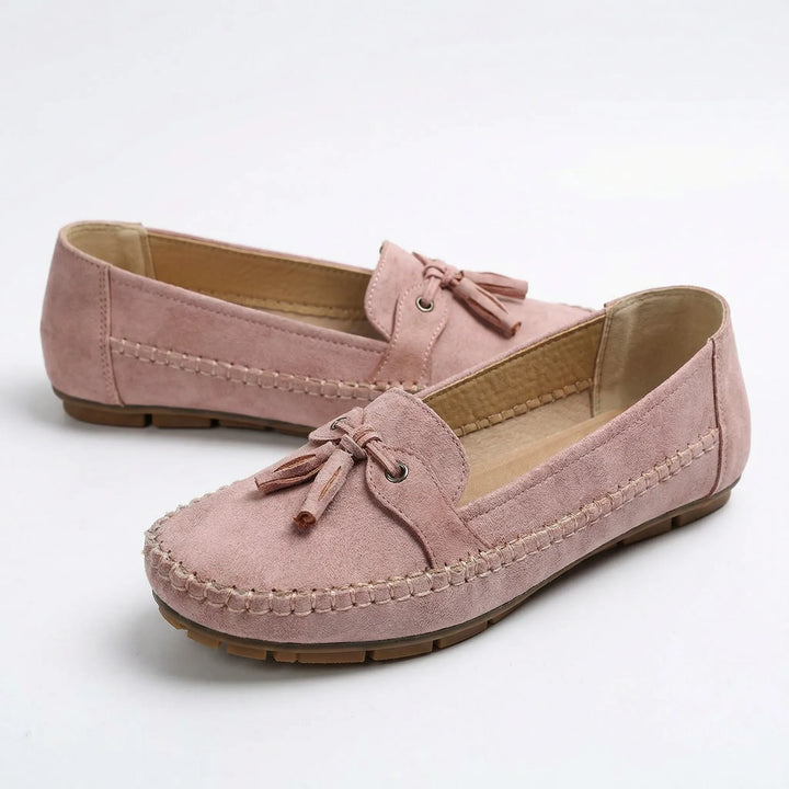 Everyday women's fashion: extra wide memory foam loafers for lasting comfort.