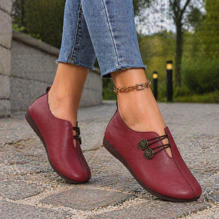 Women's comfortable slip-on barefoot walking shoes, offering natural feel & everyday flexibility.