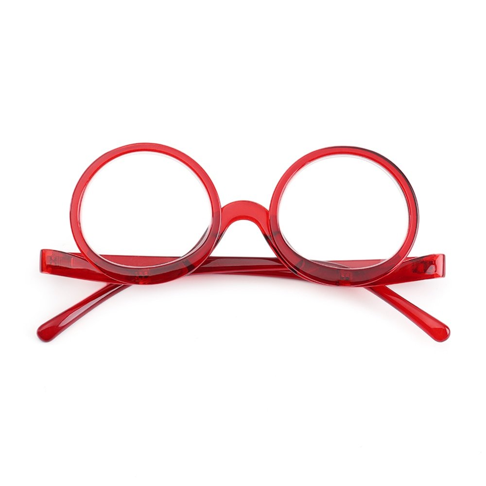 Close-up of women's magnifying glasses, perfect for detailed makeup and precision application.