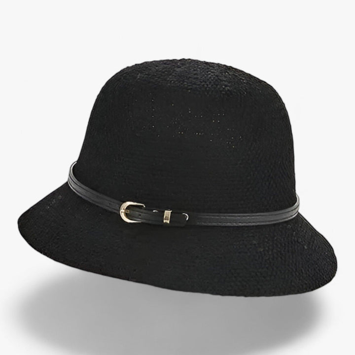 Women's summer beach hat: foldable khaki linen for travel, stylish UV sun protection accessory.
