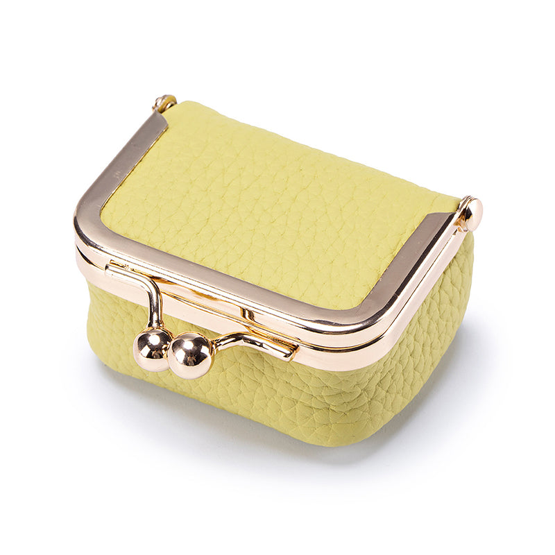 Stylish mini travel jewelry box for women, genuine leather for a premium feel and accessory storage.