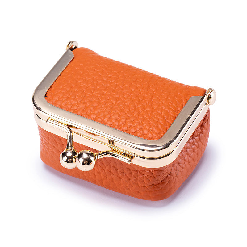 Women's genuine leather mini jewelry storage, a compact and practical solution for travel accessory organization.
