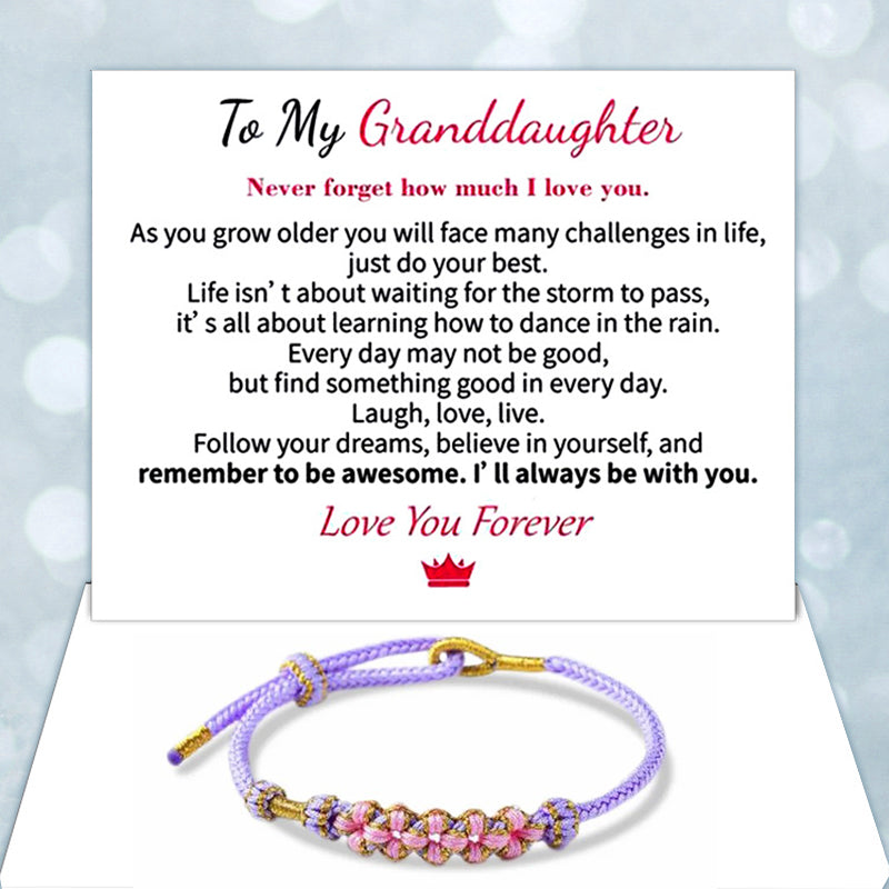 Hand modeling the Grandmother & Granddaughter Knot Bracelet, showcasing its comfortable fit
