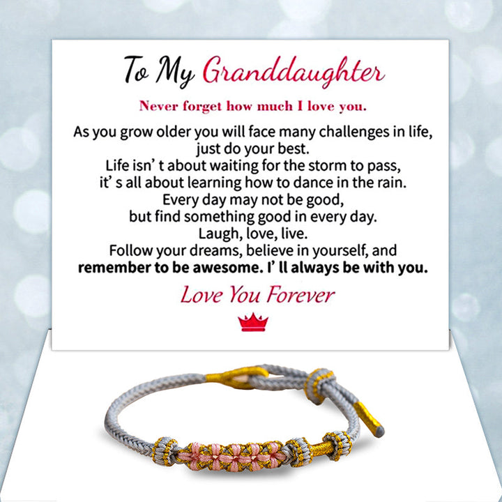 Womens sentimental bracelet, the Grandmother & Granddaughter Knot, for special gifts