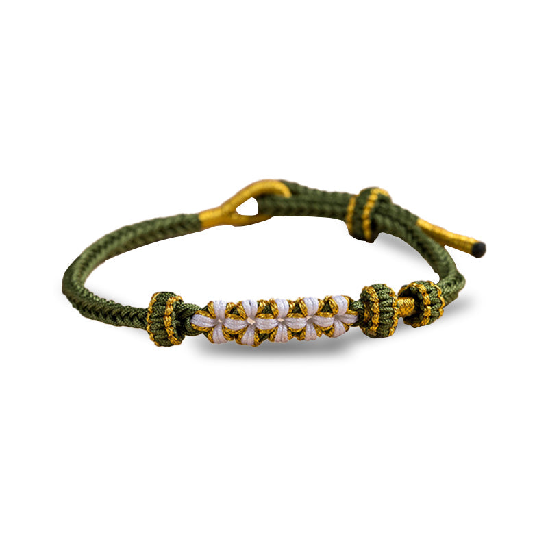 Thoughtful jewelry gift: cotton knot bracelet, perfect for grandmother and granddaughter
