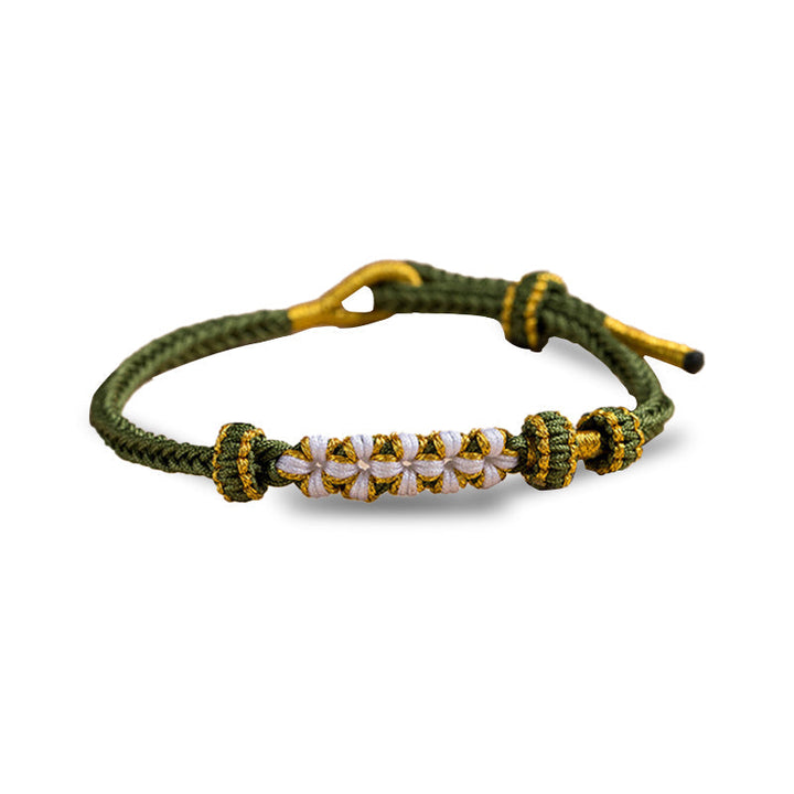 Thoughtful jewelry gift: cotton knot bracelet, perfect for grandmother and granddaughter