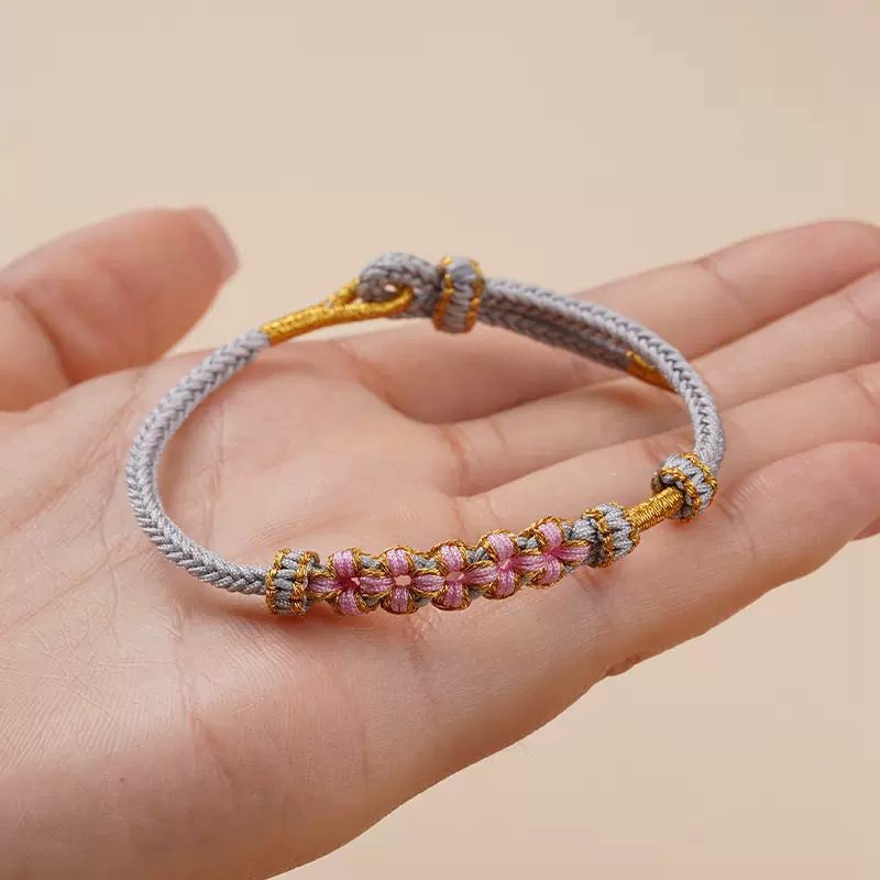 Grandmother granddaughter gift bracelet featuring a delicate and meaningful knot design