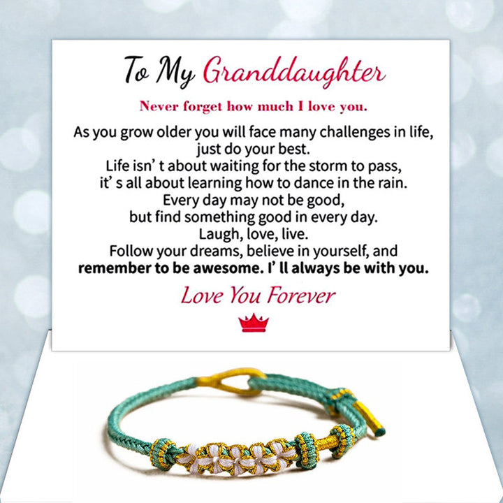 Close-up of a Grandmother & Granddaughter Knot Bracelet, highlighting the intricate knot detail