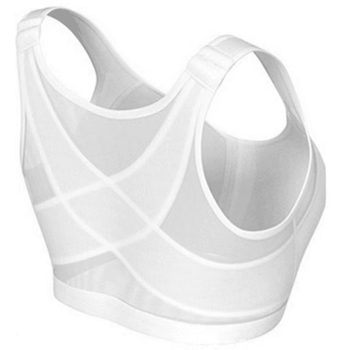 Women's high impact sports bra in a vibrant color, adding style to gym wear.