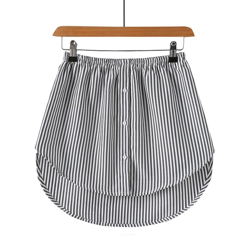 Everyday women's fashion accessory: high waist layered fake hem extender for all seasons