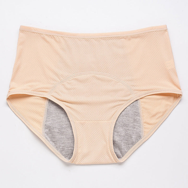 Packaging for women's high waist leak proof period panties, eco-friendly and reusable