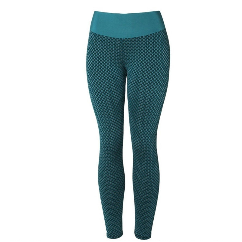Comfortable fit of women's high-waist scrunch butt lifting yoga leggings, premium athletic wear