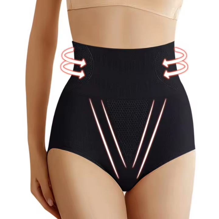 Women's high-waist sculpting underwear for a smooth, body-shaping silhouette.