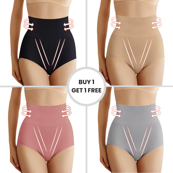 Elegant high-waist sculpting lingerie for women, offering discreet shaping and ultimate comfort.