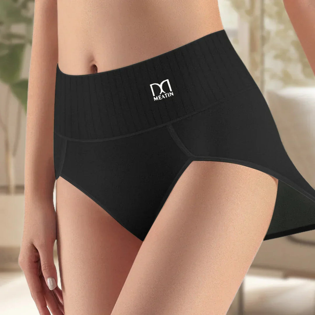 Seamless high-waist women's shaping briefs, multi-pack for everyday comfort & body contouring.