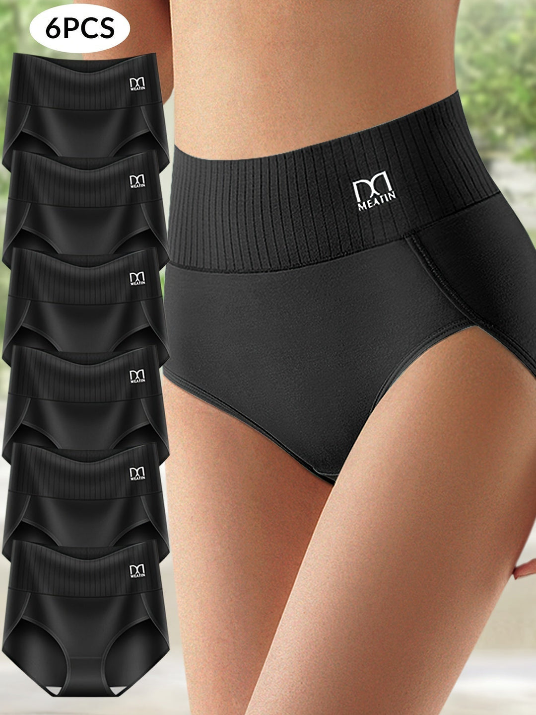 Women's seamless high-waist shaping underwear multi-pack for ultimate comfort & control.