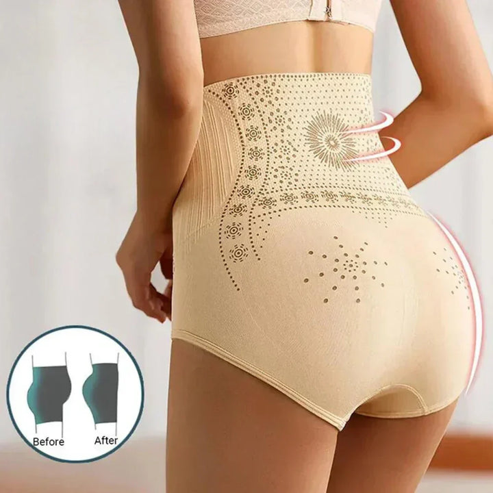 Women's slimming high-waist underwear with tummy control, perfect for a smooth silhouette.