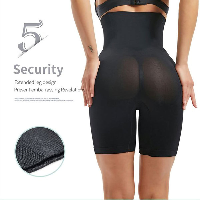 Nude women's shaper pants, emphasizing the seamless edges for undetectable wear