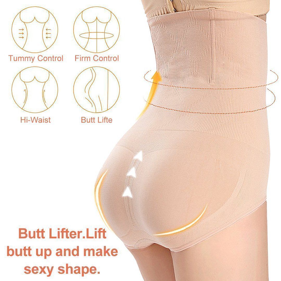 Butt lifter high waist shapewear panties, excellent tummy control for women's daily wear