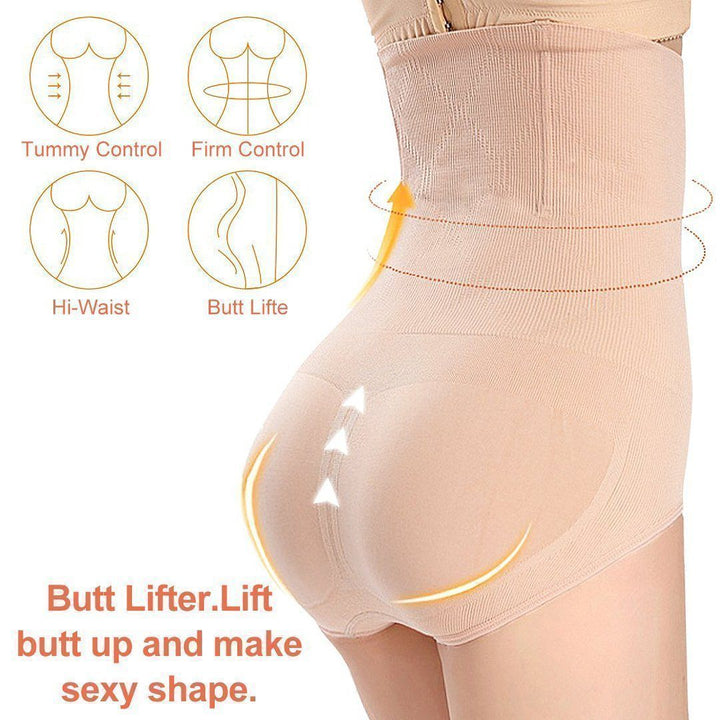 Butt lifter high waist shapewear panties, excellent tummy control for women's daily wear