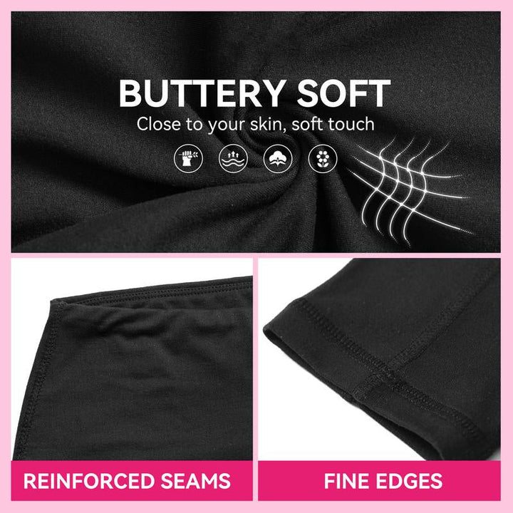 High-rise compression waistband of women's yoga leggings for comfortable athleisure style.