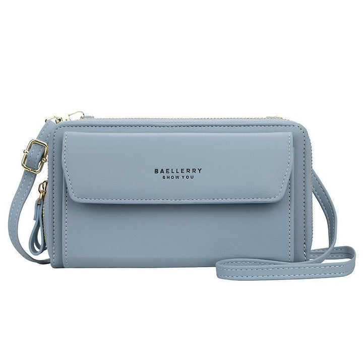 Elegant women's PU leather phone bag, a perfect travel accessory and gift for her