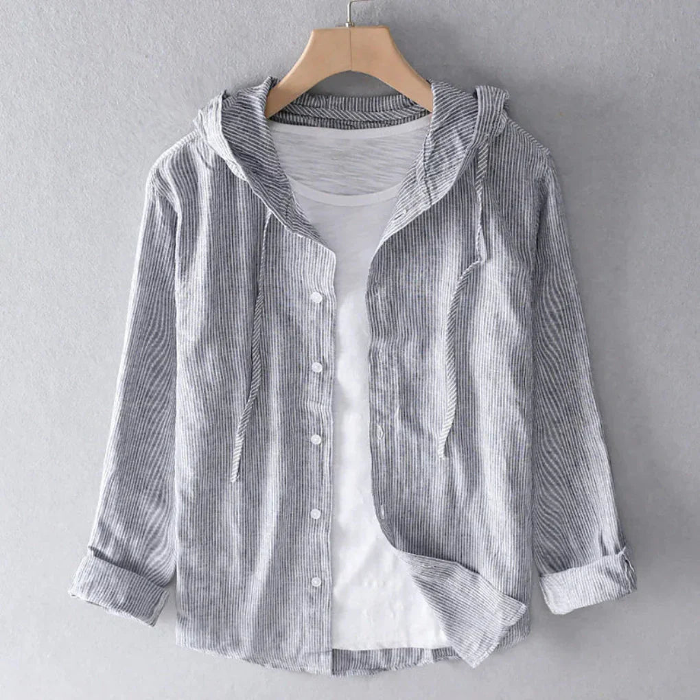 Comfortable women's short sleeve lightweight blouse, hip-length with a relaxed fit, ideal for warm weather comfort.