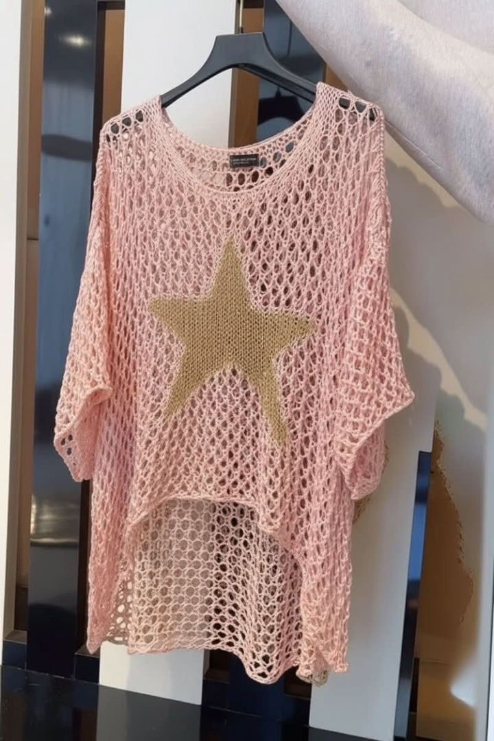 Stylish women's crochet crop top for effortless summer style, vacation wear, and casual outfits.