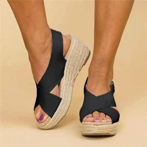 Women's lightweight flat summer sandals for casual comfort; perfect for beach, vacation, or everyday chic style.