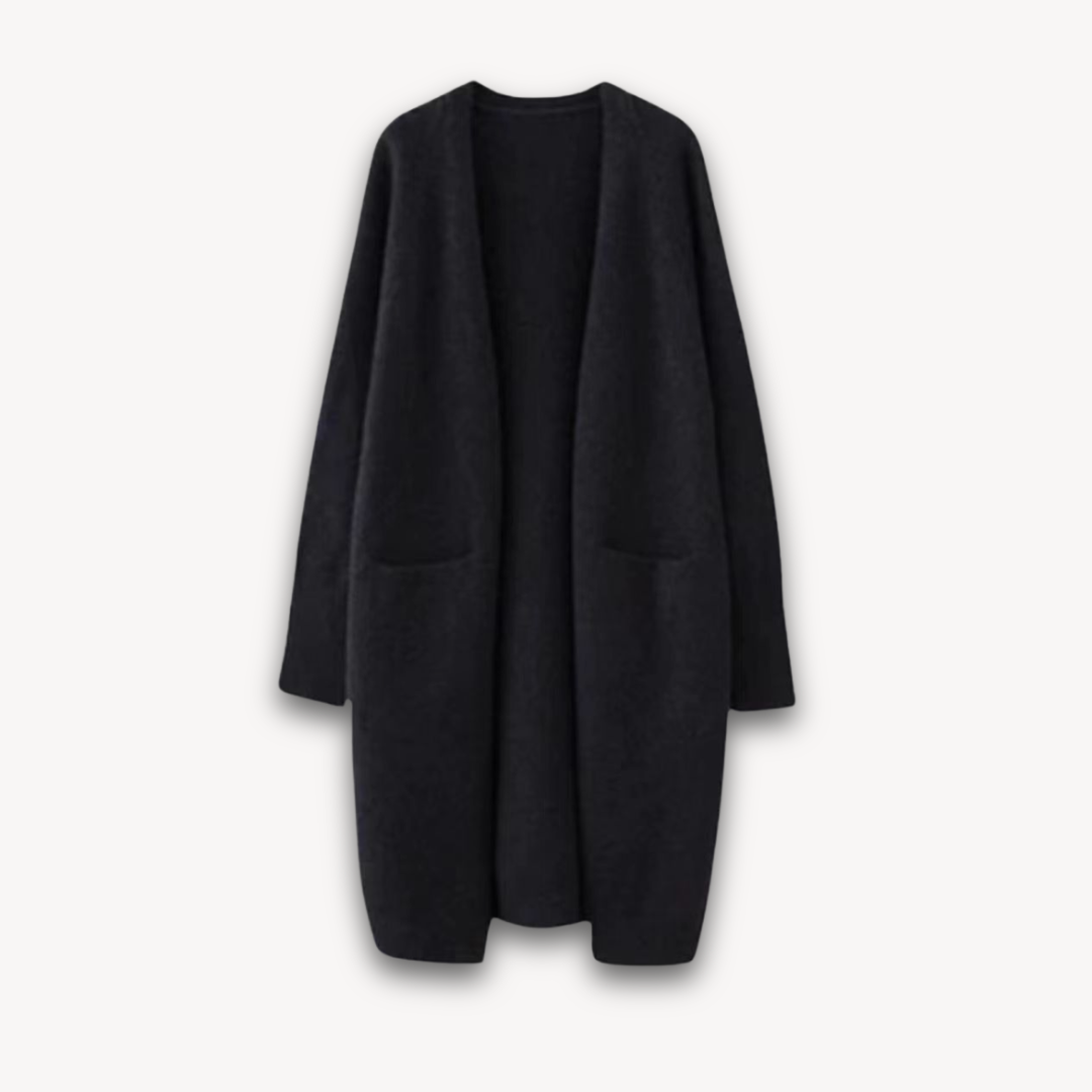 Casual women's open-front cardigan, lightweight and breathable for summer fashion.